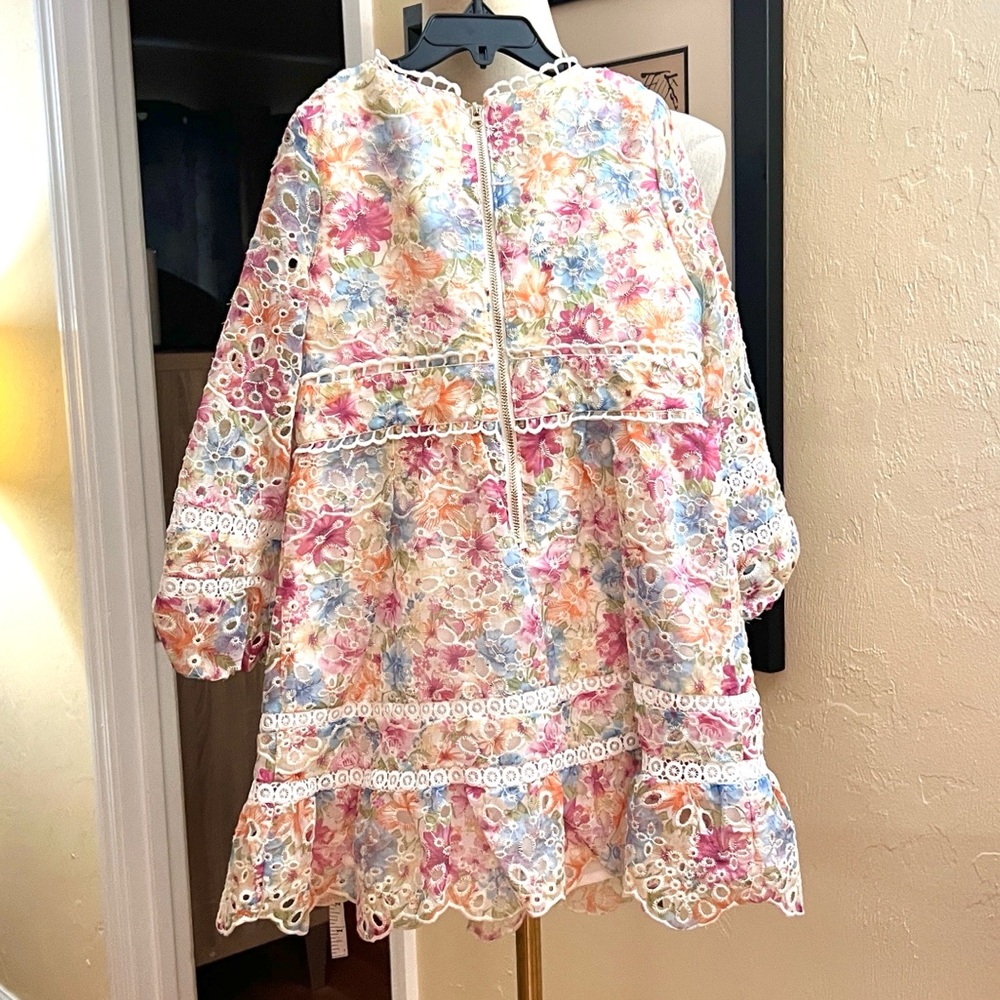 NWT,GB Girls,Stunning Floral Embroidered Dress, OUT OF STOCK ON-LINE, Size 6 - Picture 8 of 8